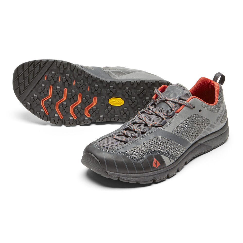 Vibram Sole Vasque Vertical Velocity Womens Running Shoes Grey/Orange Australia (UCI143280)